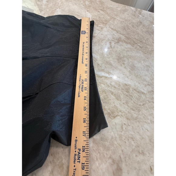 Annette Görtz A-Line box pleat bubble hem Skirt Black Size 12. Metallic sheen - Picture 8 of 8